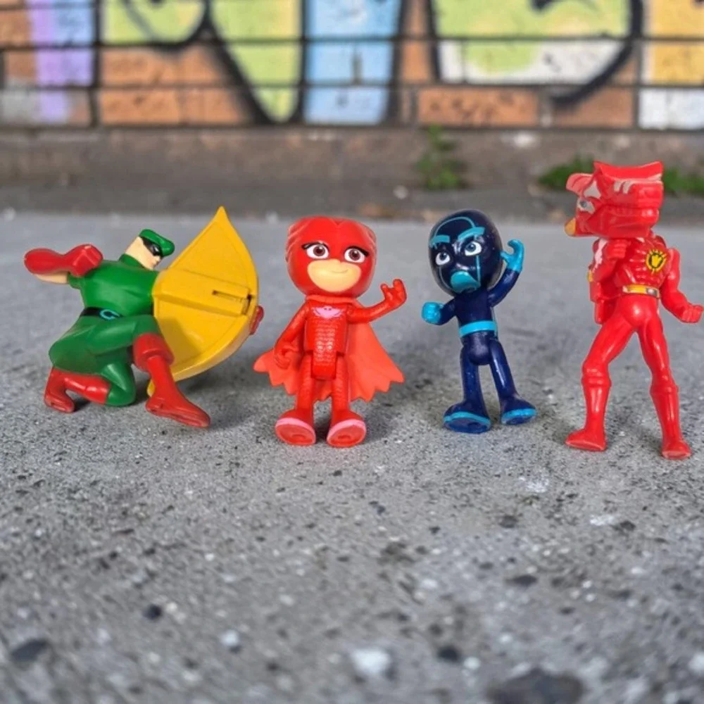 PJ Masks Owlette Night Ninja Power‎ Rangers Red Green Arrow Botley Toyb